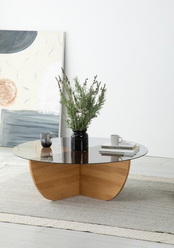 NORDVÄRK Lily sofabord, eg