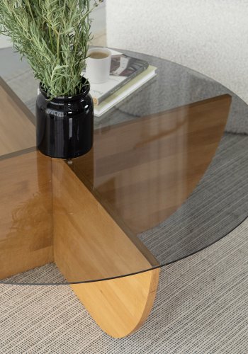 NORDVÄRK Lily sofabord, eg