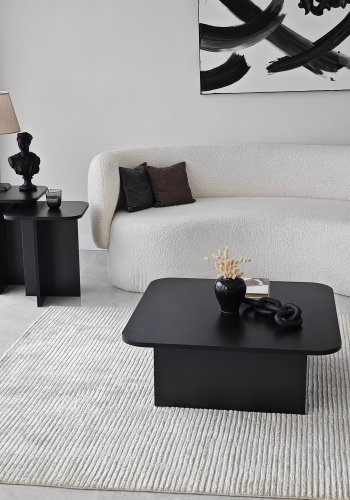 NORDVÄRK Blues sofabordsst, sort