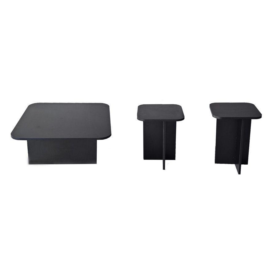 NORDVÄRK Blues sofabordsst, sort
