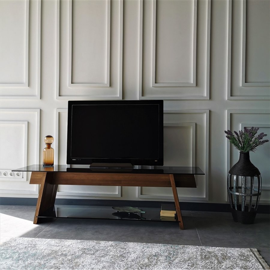 NORDVÄRK TV201 TV Stand, WalnutSort