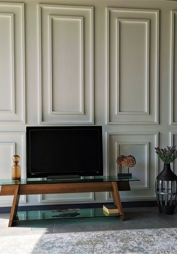 NORDVÄRK TV202 TV Stand, WalnutGrn