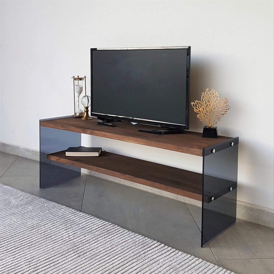 NORDVÄRK TV100 TV Stand, Walnut