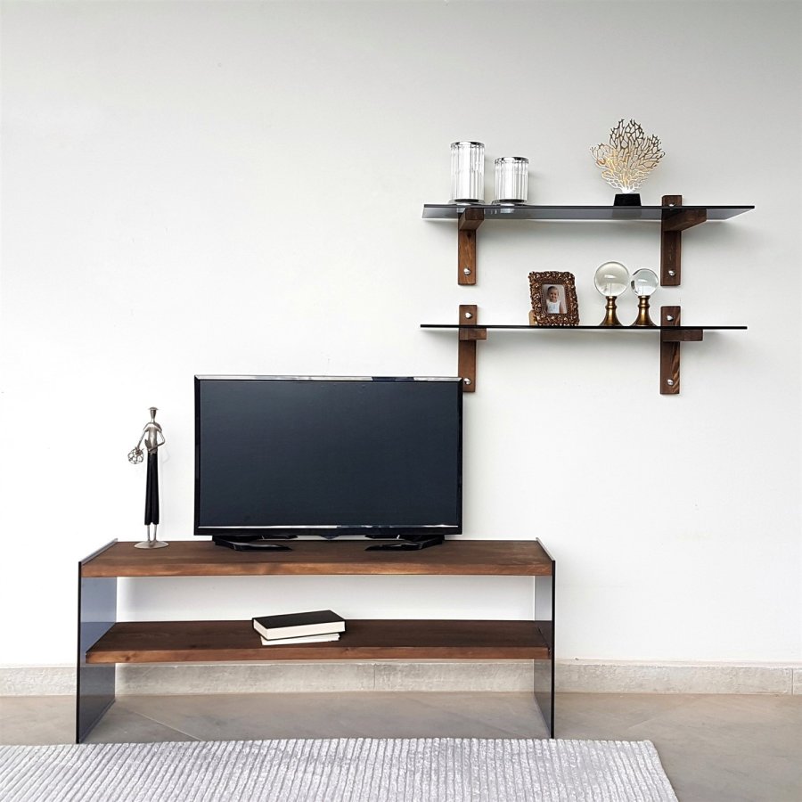 NORDVÄRK TV102 TV Unit, Walnut