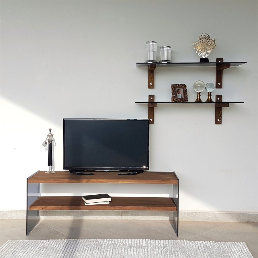 NORDVÄRK TV102 TV Unit, Walnut