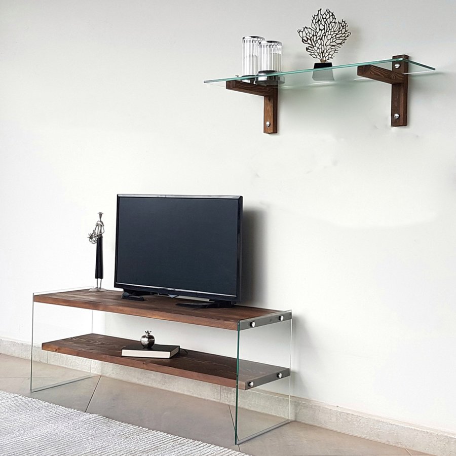 NORDVÄRK TV104 TV Unit, Walnut
