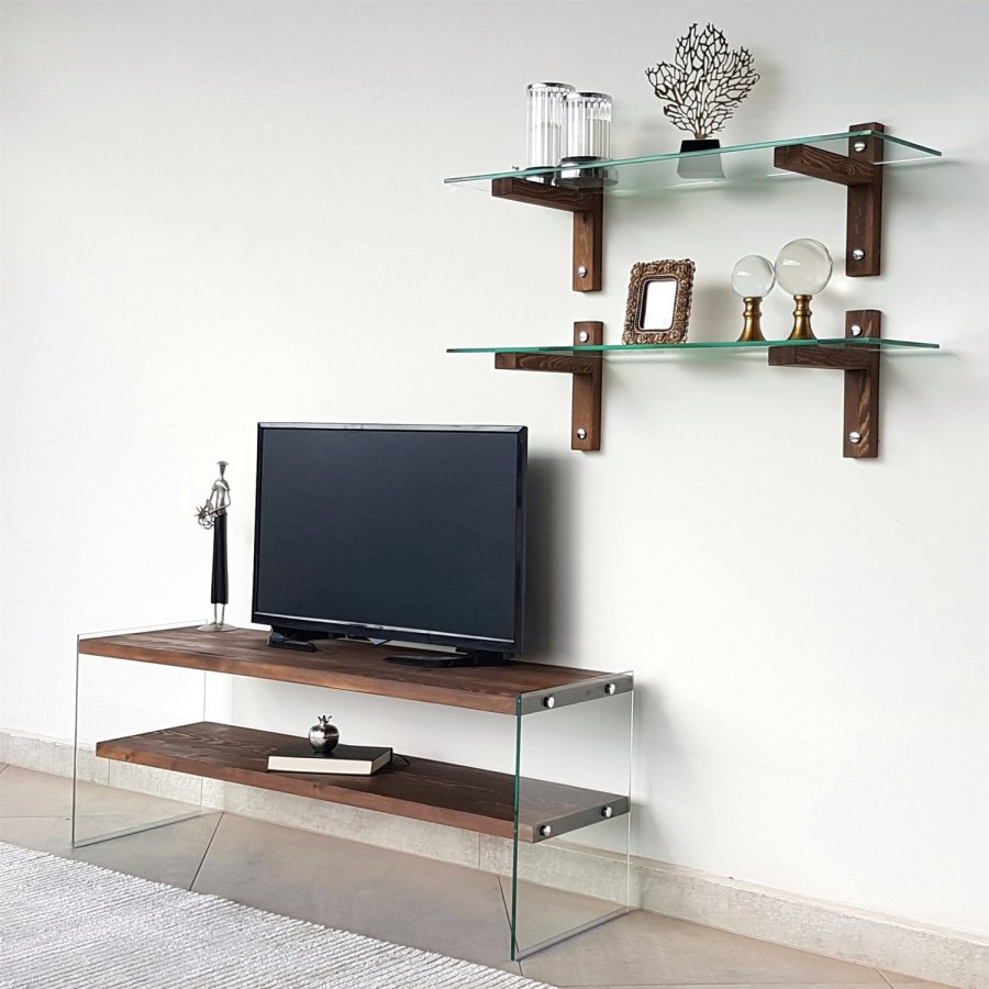 NORDVÄRK TV105 TV Unit, Walnut