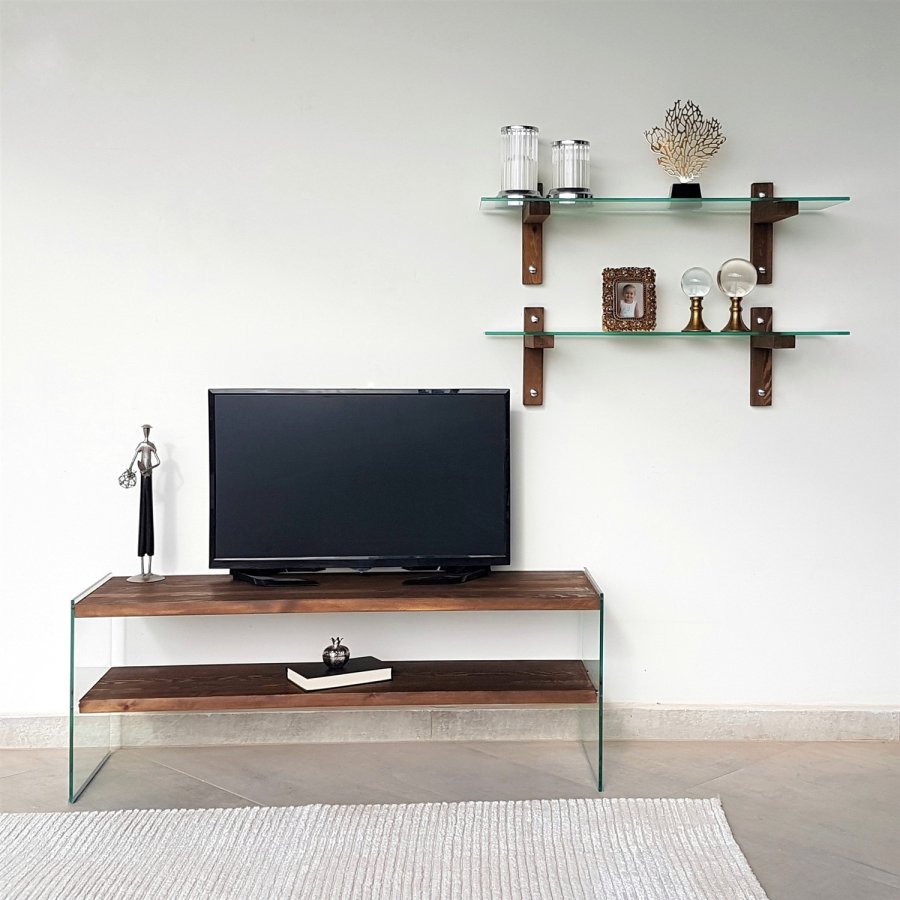 NORDVÄRK TV105 TV Unit, Walnut