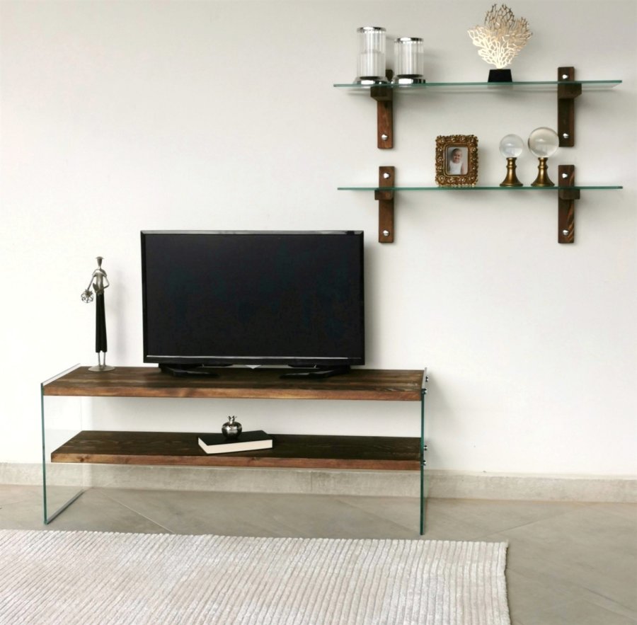 NORDVÄRK TV105 TV Unit, Walnut