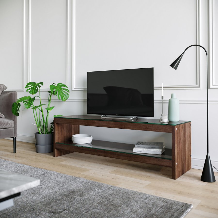 NORDVÄRK TV300 TV Stand, Walnut