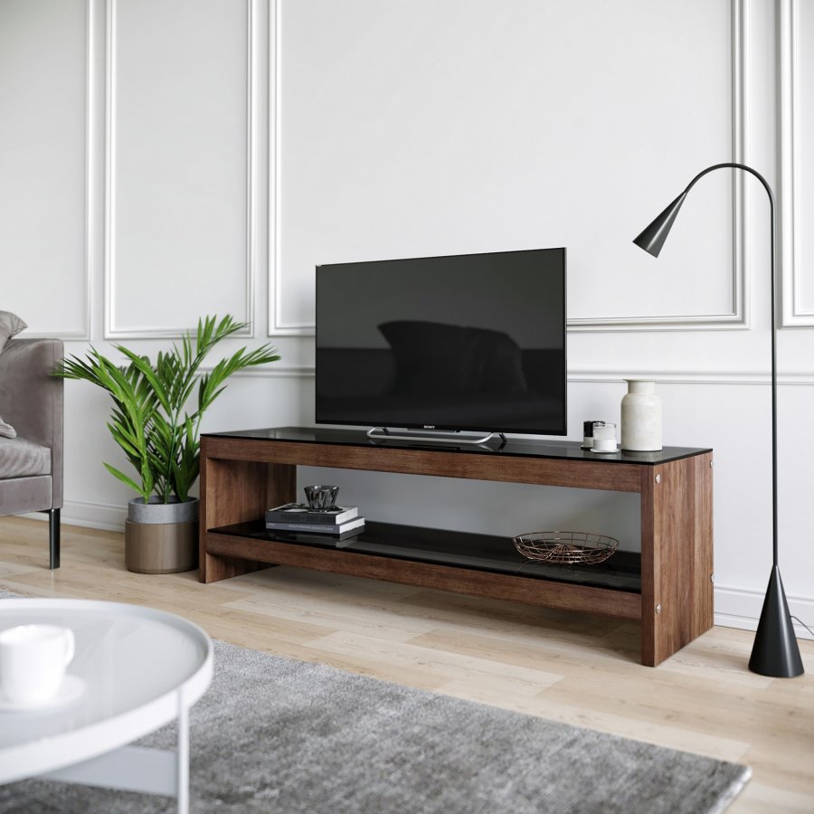 NORDVÄRK TV301 TV Stand, Walnut