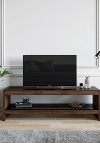 NORDVÄRK TV301 TV Stand, Walnut