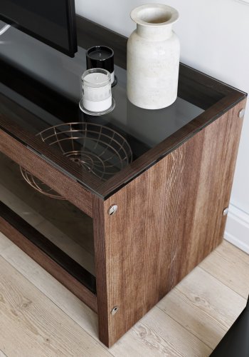 NORDVÄRK TV301 TV Stand, Walnut