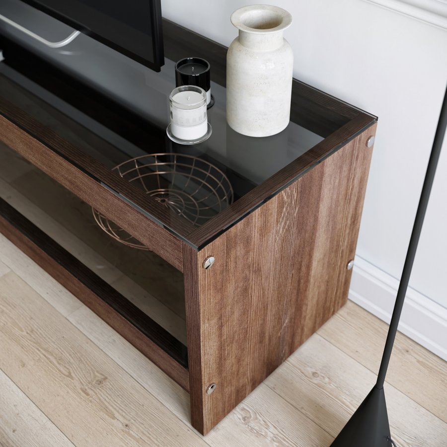 NORDVÄRK TV301 TV Stand, Walnut