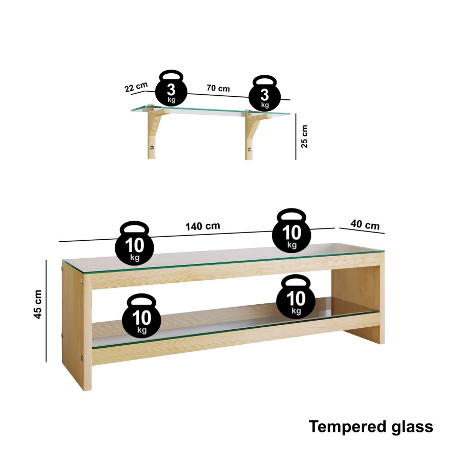 NORDVÄRK TV302 TV Unit, Eg
