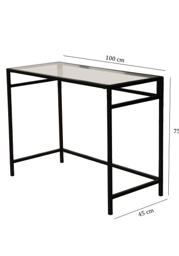 NORDVÄRK Netvrksstudiebord, sort