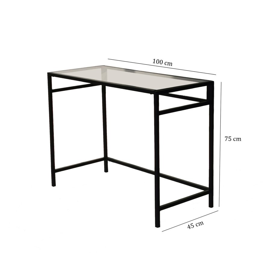 NORDVÄRK Netvrksstudiebord, sort