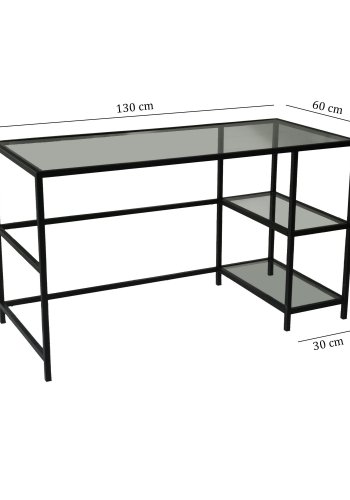 NORDVÄRK Master Study skrivebord, sort