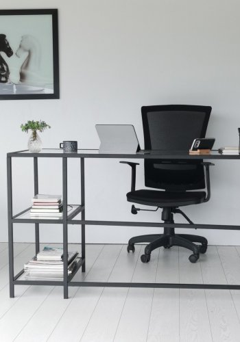 NORDVÄRK Master Study skrivebord, sort