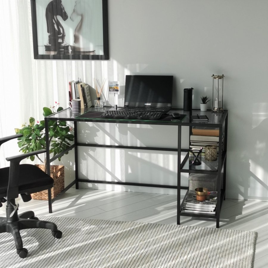 NORDVÄRK Master Study skrivebord, sortRg