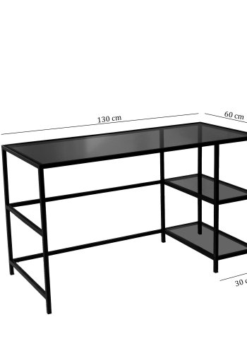 NORDVÄRK Master Study skrivebord, sortRg