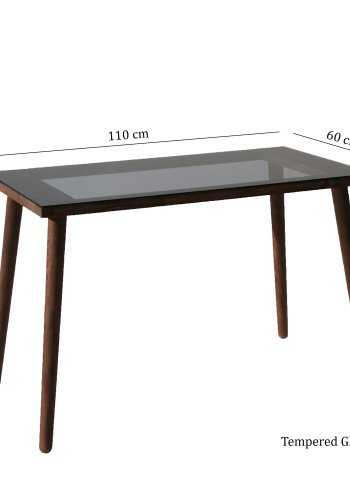 NORDVÄRK Hyggeligt arbejdsbord, valnd