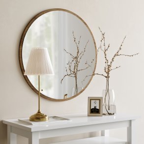 NORDVÄRK Dekoratif Mirror, Walnut