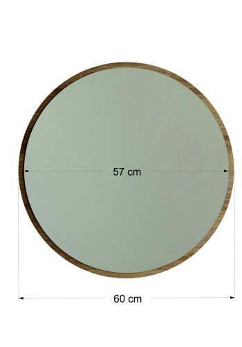 NORDVÄRK Dekoratif Mirror, Walnut