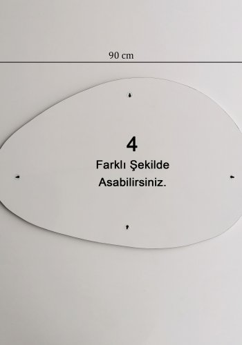 NORDVÄRK Porto spejl, hvid