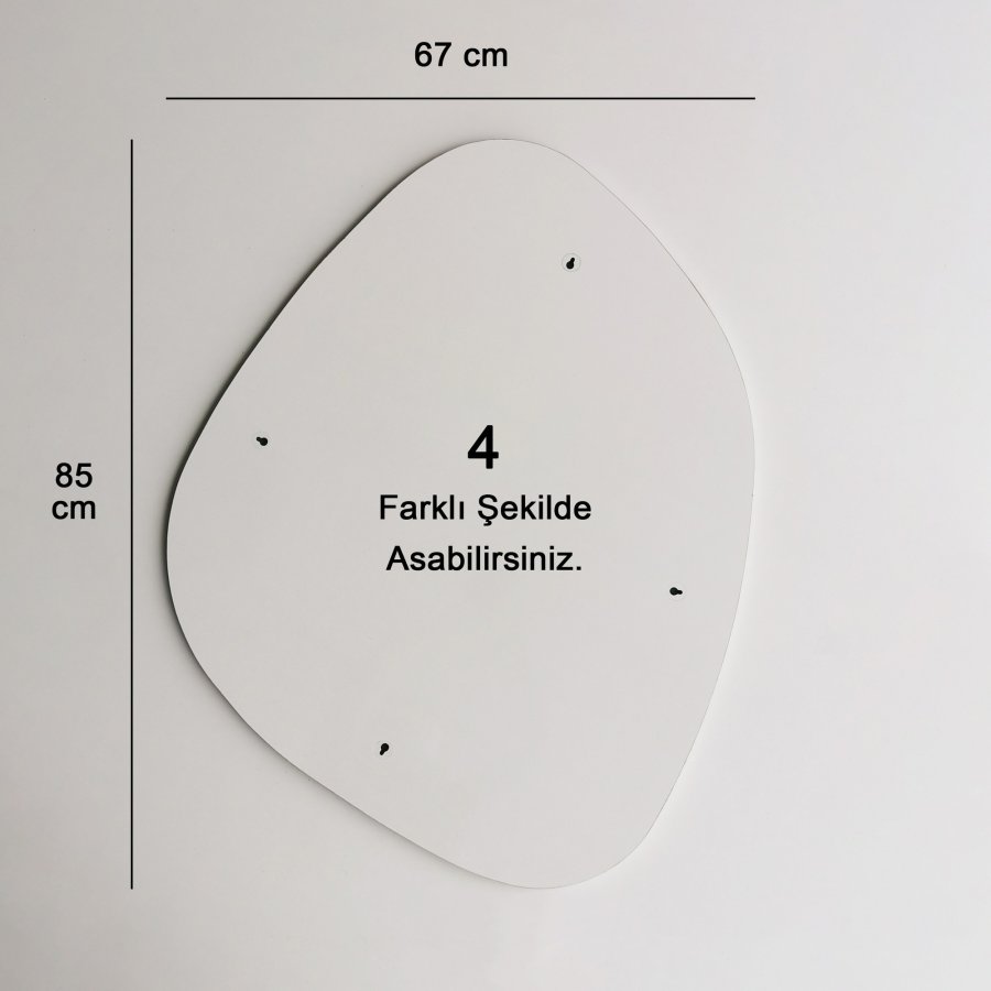 NORDVÄRK Soho spejl, hvid