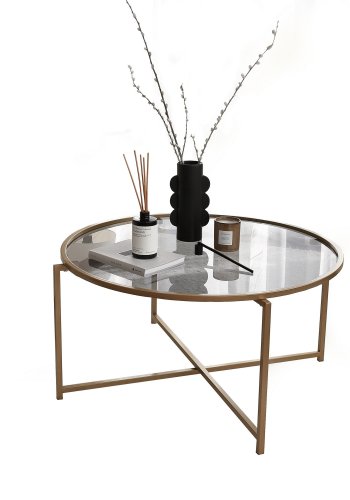 NORDVÄRK Guld sofabord, guldRg