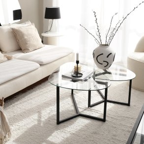 NORDVÄRK Bellisimo sofabordsst, mat sort