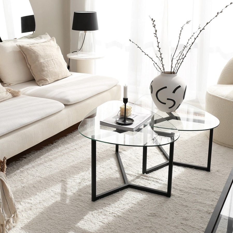 NORDVÄRK Bellisimo sofabordsst, mat sort