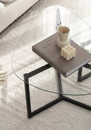 NORDVÄRK Bellisimo sofabordsst, mat sort