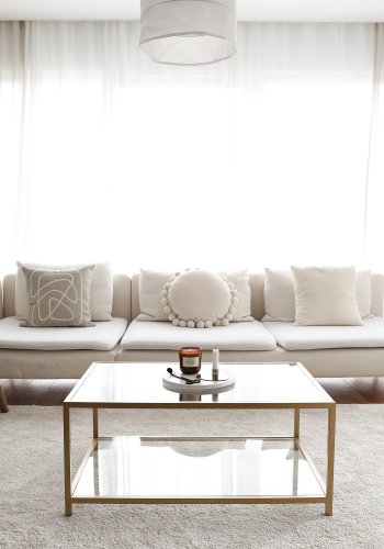 NORDVÄRK Astro sofabord, guld