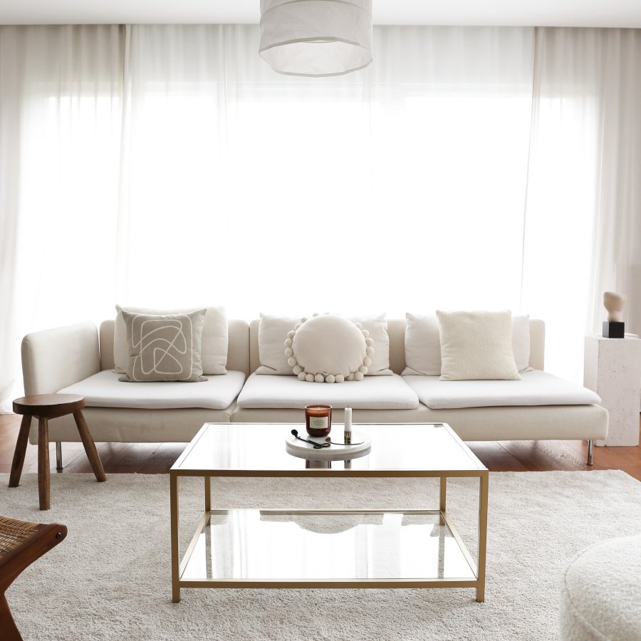 NORDVÄRK Astro sofabord, guld