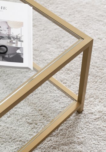 NORDVÄRK Astro sofabord, guld