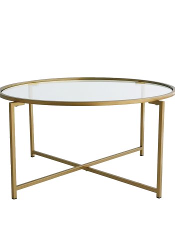 NORDVÄRK Guld sol sofabord, guld