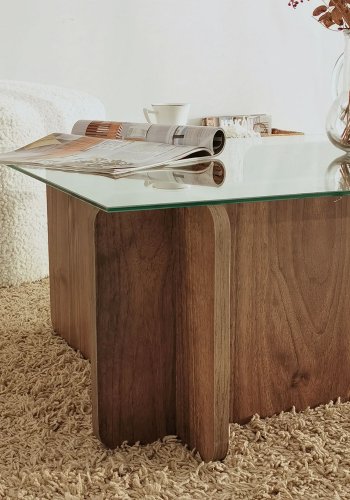 NORDVÄRK Escape sofabord, valnd