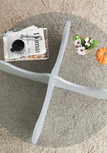 NORDVÄRK Himalaya sofabord, hvid