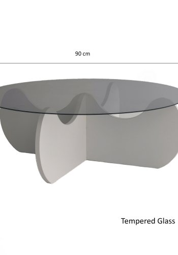 NORDVÄRK Himalaya sofabord, hvid