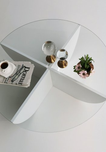 NORDVÄRK Lily sofabord, hvid