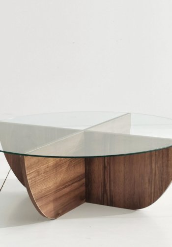 NORDVÄRK Lily sofabord, valnd