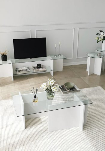 NORDVÄRK Redebord for liljer (2 stk), hvid