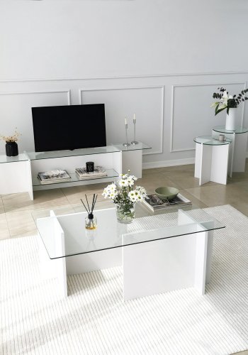 NORDVÄRK Redebord for liljer (2 stk), hvid