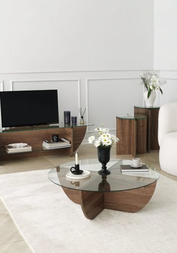 NORDVÄRK Redebord for liljer (2 stk), valnd