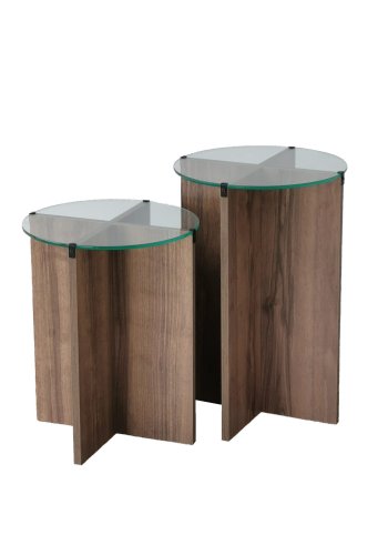 NORDVÄRK Redebord for liljer (2 stk), valnd