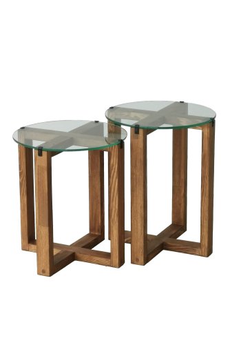 NORDVÄRK Amalfi redebord (2 stykker), valnd