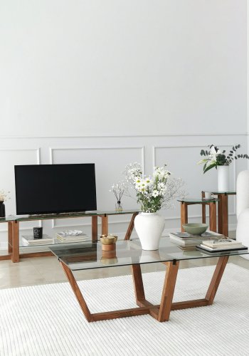 NORDVÄRK Amalfi redebord (2 stykker), valnd