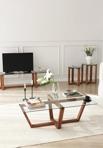 NORDVÄRK Amalfi redebord (2 stykker), valnd